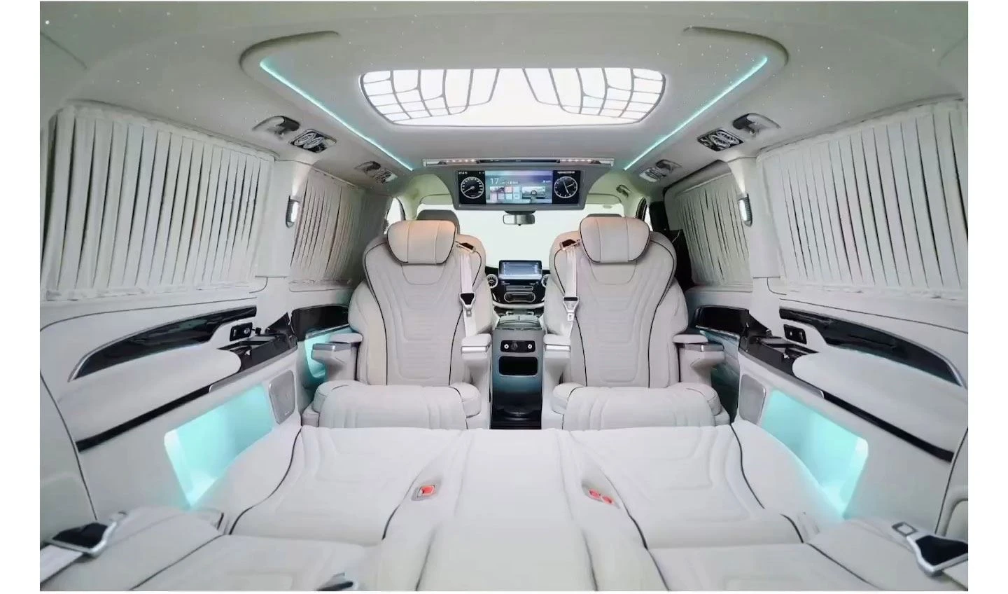 Mercedes-Benz Vito V220d W447 रिफिट और अपग्रेड लग्जरी इंटीरियर किट